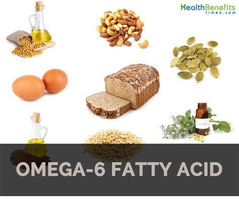 omega 6 fatty acids chart.